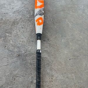 DeMarini Orange and Gray Baseball Bat